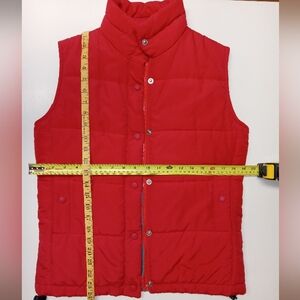 Club Monaco Red Puff Vest